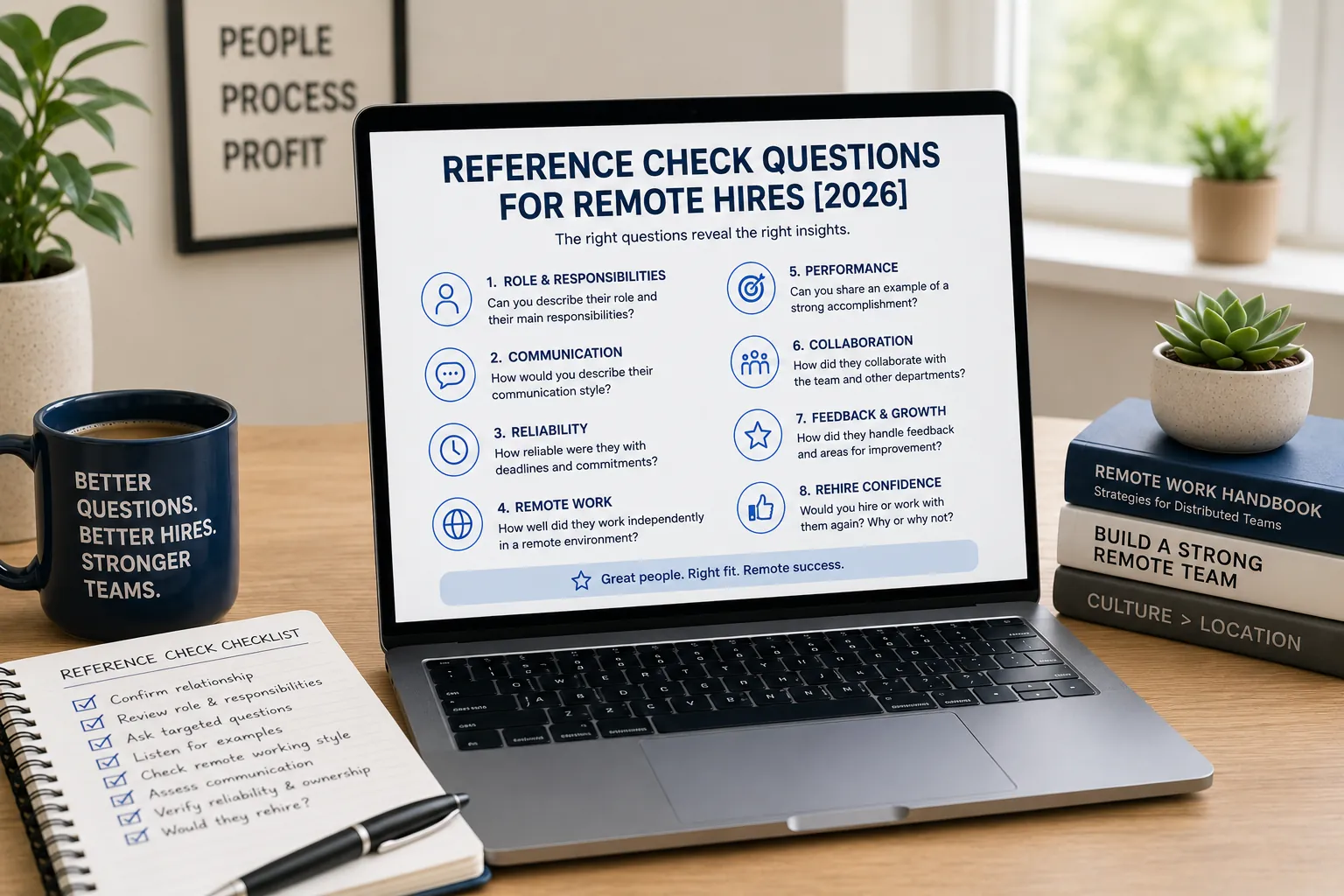 Reference Check Questions for Remote Hires [2026]